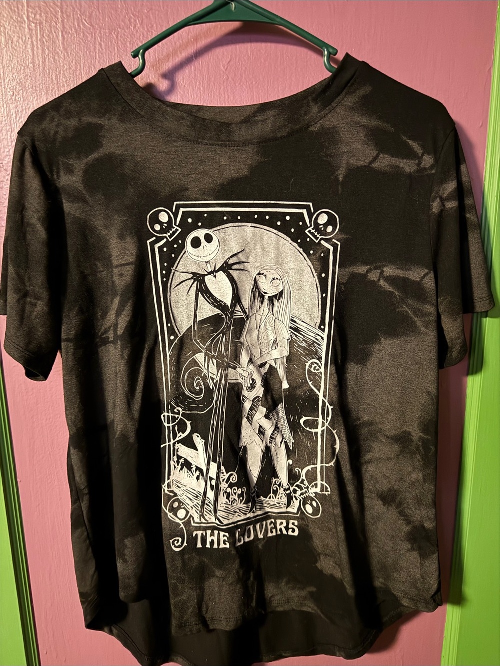 Disney The Nightmare Before Christmas Black & White Graphic Tee